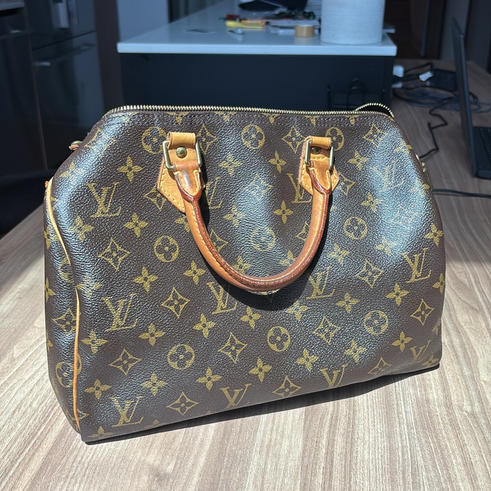 100% authentic Louis Vuitton Brown speedy
